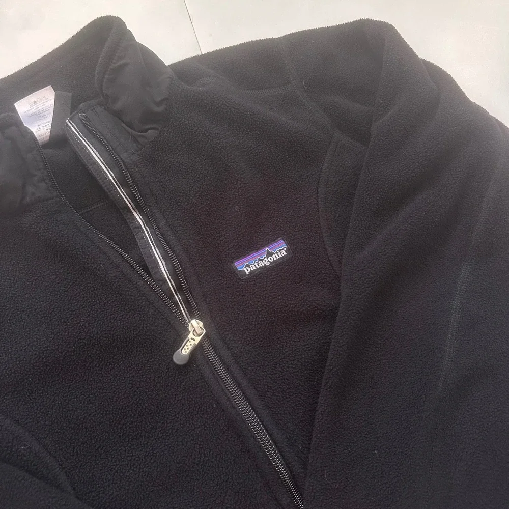 Patagonia Better Sweater‎ Full Zip Fleece Jacket Black Womens Large L 25539